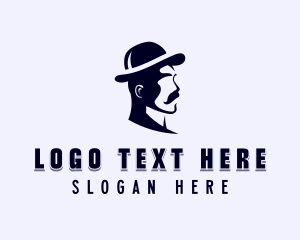 Gentleman Grooming Mustache logo