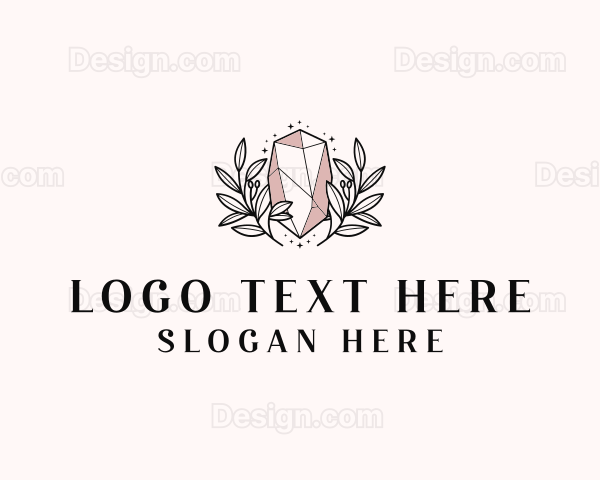 Crystal Wreath  Jewel Logo