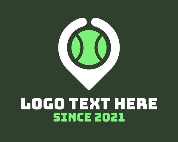 Tennis Ball logo example 2