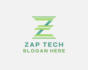 Modern Geometric Company Letter Z logo design