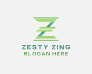 Modern Geometric Company Letter Z logo design