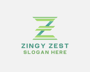 Modern Geometric Company Letter Z logo design