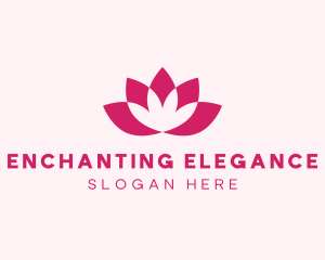 Lotus Yoga Flower logo design