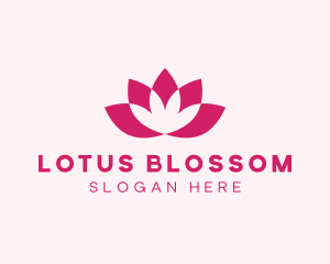 Lotus Yoga Flower logo design