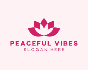 Lotus Yoga Flower logo design