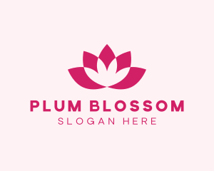 Lotus Yoga Flower logo design