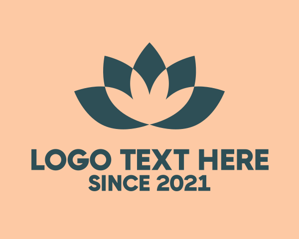 Peaceful logo example 3
