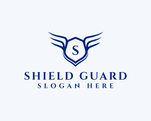 Armor Wings Shield logo design