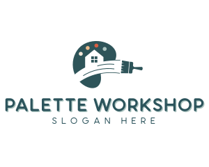 Paint Brush Home Palette logo
