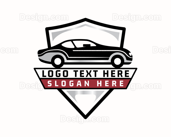 Transportation Car Shield Logo