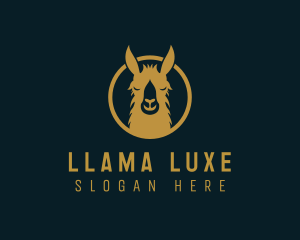 Llama Animal Wildlife logo