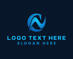 Tech Letter CN Monogram logo