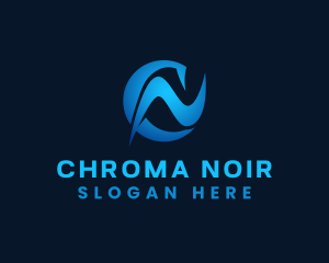 Tech Letter CN Monogram logo design