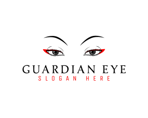 Feminine Eye Makeup logo design