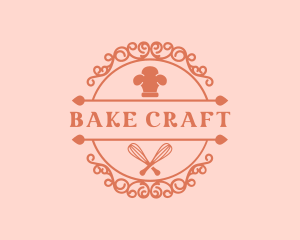 Chef Hat Whisk Bakery logo design