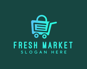 Grocery Market Cart  logo