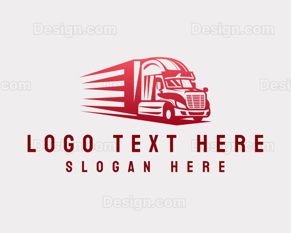 Logistics Truck Transportation Logo