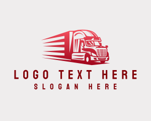 Logistics Truck Transportation logo