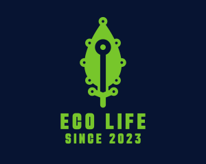 Green Leaf Eco Technology logo design