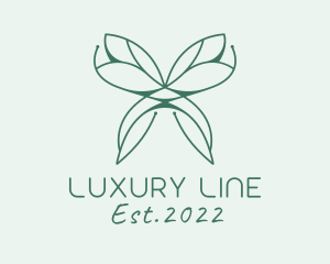 Butterfly Decoration Spa  logo design