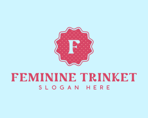 Cute Feminine Shop logo design