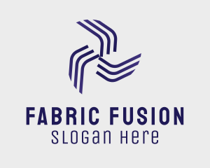 Abstract Fan Ventilation logo design