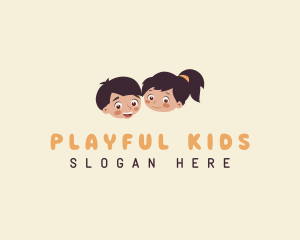 Children School Kids logo design