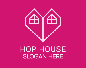 Duplex Heart House logo design