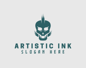 Punk Skull Tattoo logo