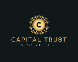 Cryptocurrency Coin Banking logo