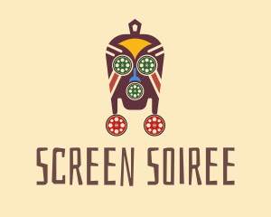 African Film Reel logo design