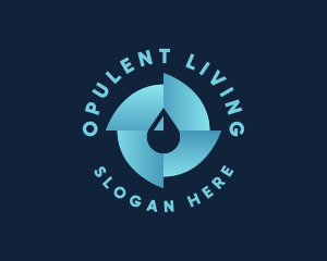 Gradient Liquid Droplet Logo