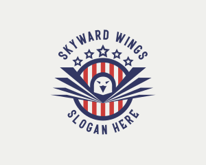 Eagle Wings Aviation logo design