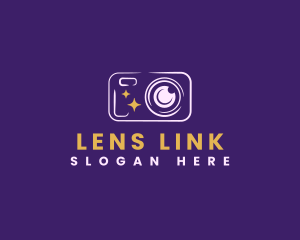 Camera Lens Photography logo design