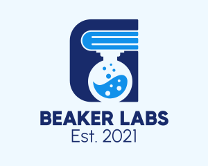Laboratory Flask Book logo