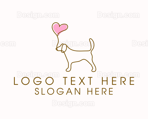 Dog Love Veterinary Logo