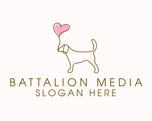 Dog Love Veterinary logo design