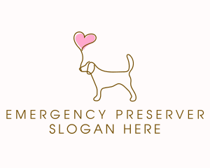 Dog Love Veterinary logo design