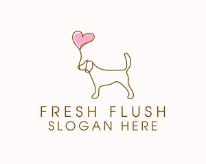 Dog Love Veterinary logo design