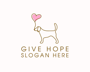 Dog Love Veterinary logo design