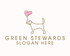 Dog Love Veterinary logo design