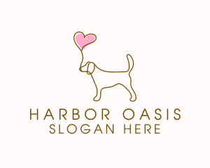 Dog Love Veterinary logo design