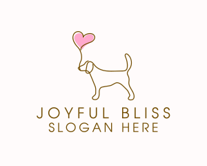 Dog Love Veterinary logo design