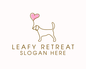 Dog Love Veterinary logo design