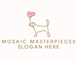 Dog Love Veterinary logo design