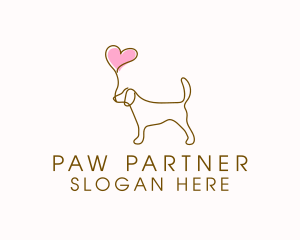 Dog Love Veterinary logo design