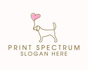 Dog Love Veterinary logo design