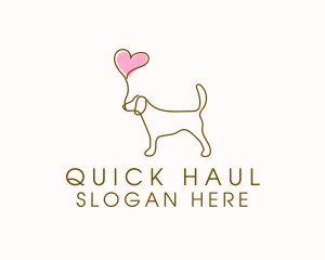 Dog Love Veterinary logo design