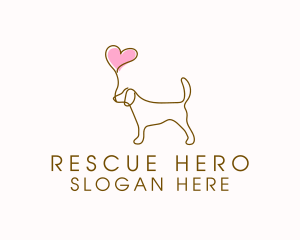 Dog Love Veterinary logo design