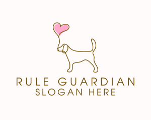 Dog Love Veterinary logo design